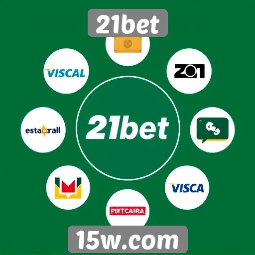 Opções de pagamento oferecidas pelo 21bet